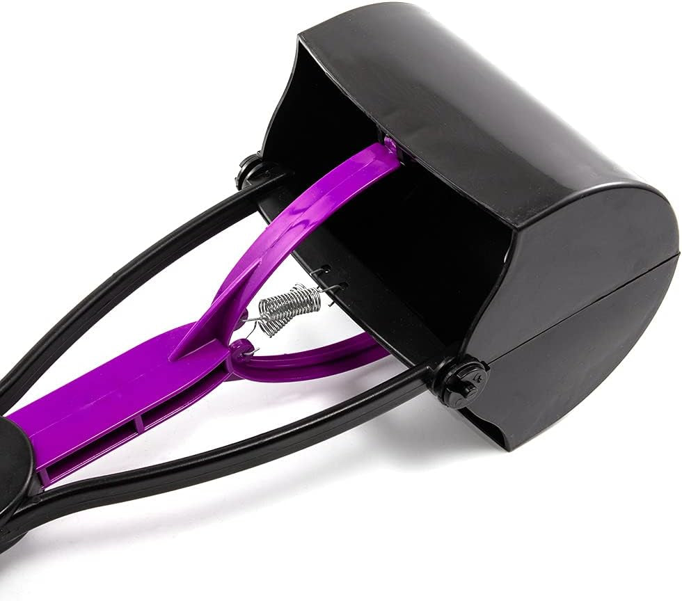 Dog Pooper Scooper for Dogs and Cats with Long Handle Foldable Poop Scooper for Large Dogs Scooper for Grass and Gravel