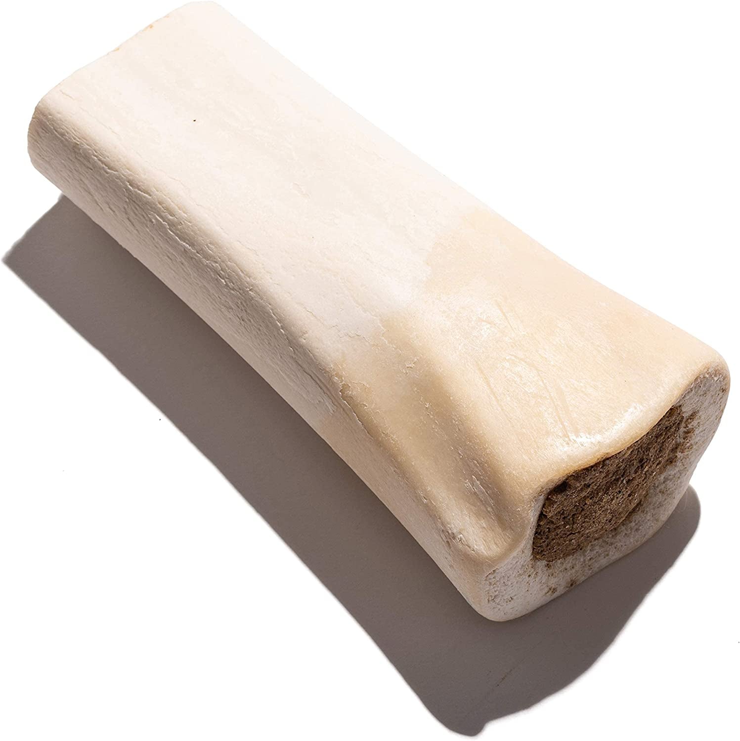 5-6" Filled Dog Bones for Large Dogs, Flavored Shin Dog Bones Long Lasting, Stuffed Bone for Dogs, High Protein, Bacon and Cheese Flavor - 3 Pack