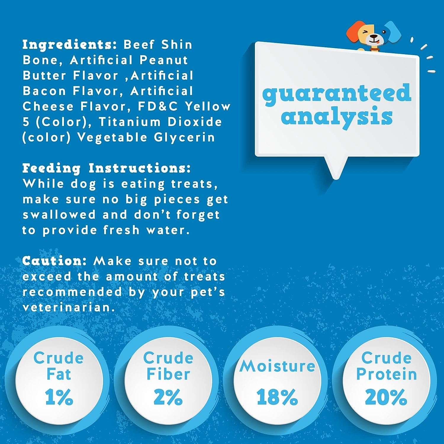 5-6" Filled Dog Bones for Large Dogs, Flavored Shin Dog Bones Long Lasting, Stuffed Bone for Dogs, High Protein, Bacon and Cheese Flavor - 3 Pack