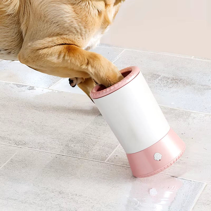 Automatic Dog Paw Washer USB Rechargeable Pet Paw Cleaner Remove Dust Dirt Hair Comfortable Dog Paw Cleaner Automatic