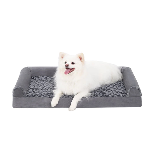 29" Orthopedic Dog Bed for Medium Dogs with Waterproof Washable Cover and Memory Foam